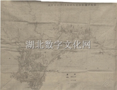 长江中游１９５４年洪水淹没范围示意图